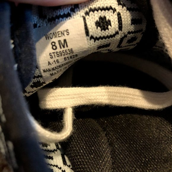 Paul Sperry Black White Sneaker Shoes Sz US 8 M - Picture 6 of 6